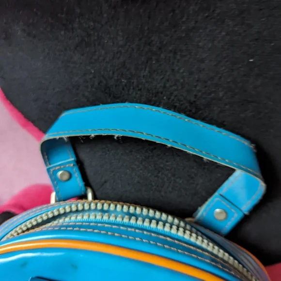 Von Dutch mini purse bowler purse style blue orange 🧡 💙 - Picture 2 of 6